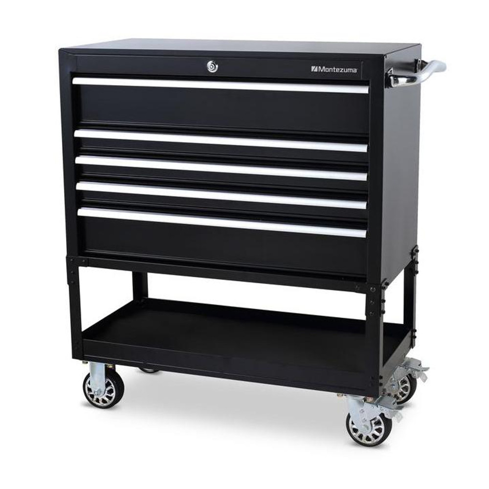 Montezuma 30" 5-Drawer Utility Cart