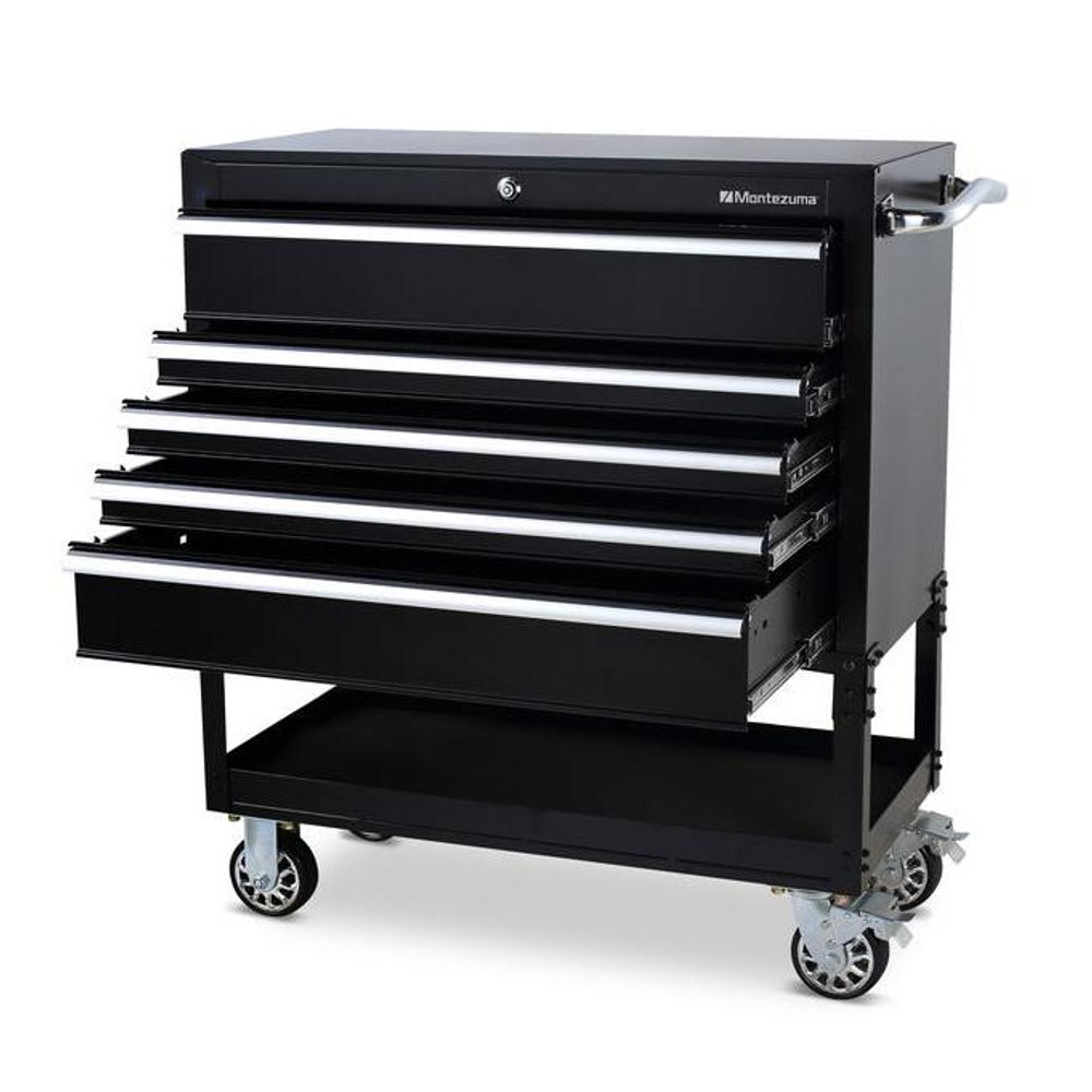 Montezuma 30" 5-Drawer Utility Cart