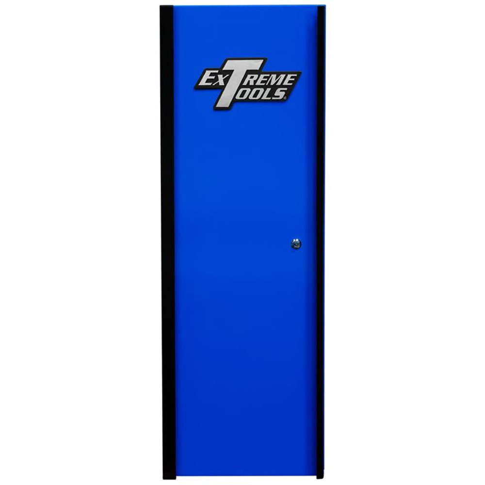 Extreme Tools DX Series 19" 4-Shelf Side Locker - Blue w/Black Handle