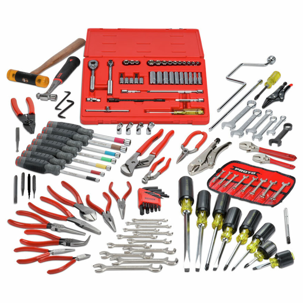 PROTO 131 PIECE SMALL TOOL SET WITH TOOLBOX