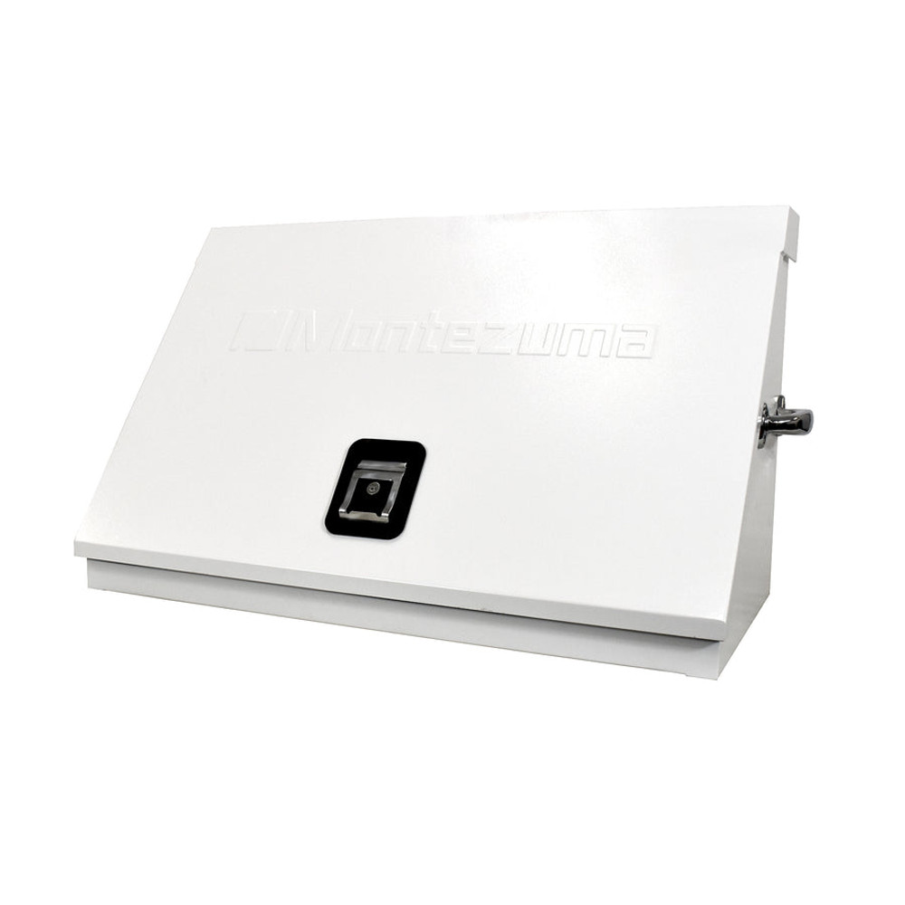 Montezuma 30" x 15" Portable Steel Toolbox - White Montezuma 30" x 15" Portable Steel Toolbox - White