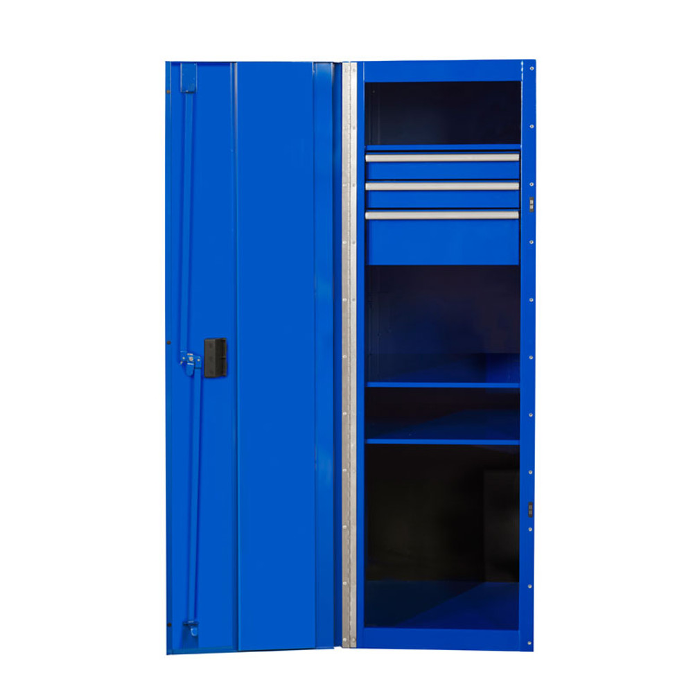 Extreme Tools RX 19" x 25" Deep 3 Drawer/3 Shelf Side Locker - Blue Extreme Tools RX 19" x 25" Deep 3 Drawer/3 Shelf Side Locker - Blue
