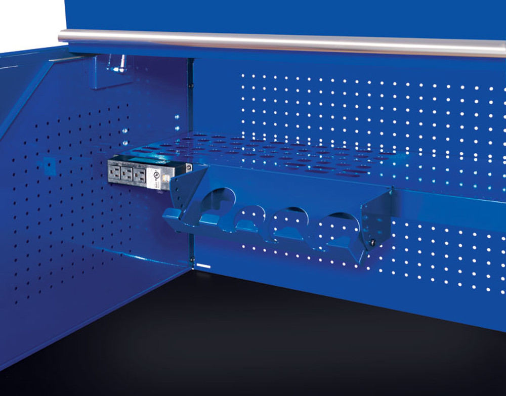 Extreme Tools RX Series 72" x 25" Deep Triple Bank Hutch - Blue w/Chrome Handle Extreme Tools RX Series 72" x 25" Deep Triple Bank Hutch - Blue w/Chrome Handle