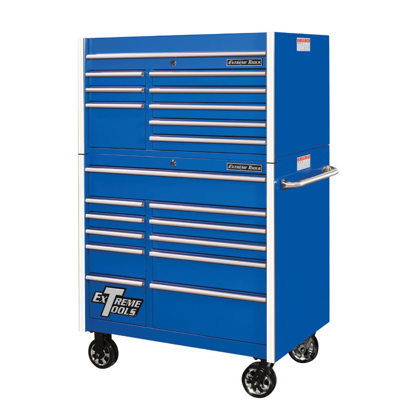 Extreme Tools RX Series 41" 19-Drawer Combo - Blue