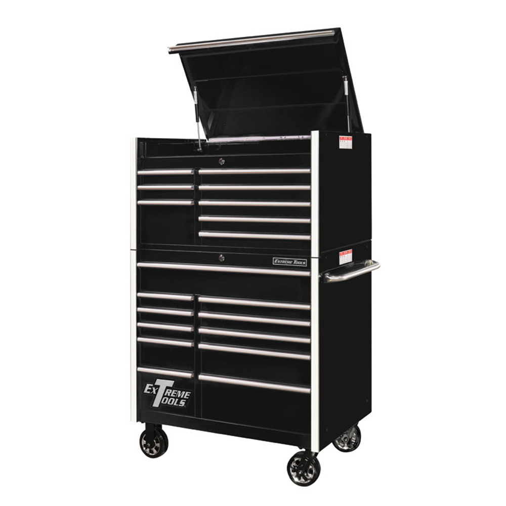 Extreme Tools RX Series 41" 19-Drawer Combo - Black