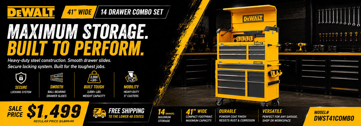 DeWalt 14 Drawer Combo Set