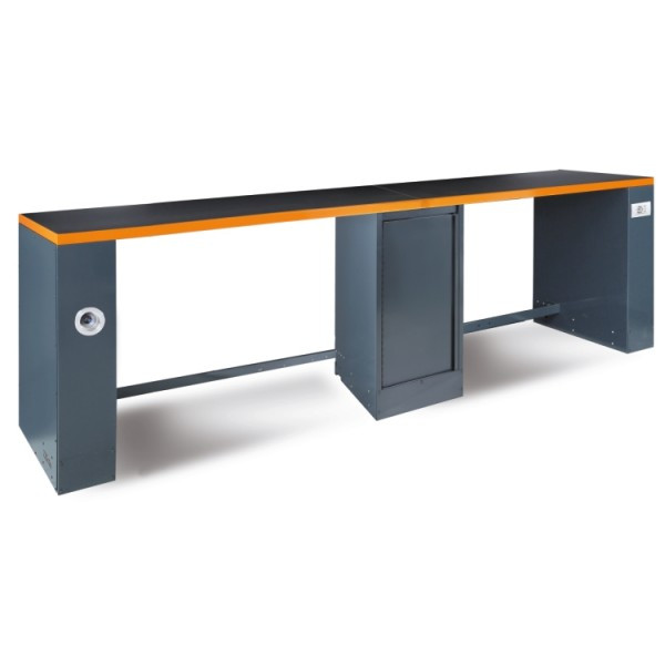 Beta Tools C55PRO BG/D4 Double 4M-Long Workbench - Grey