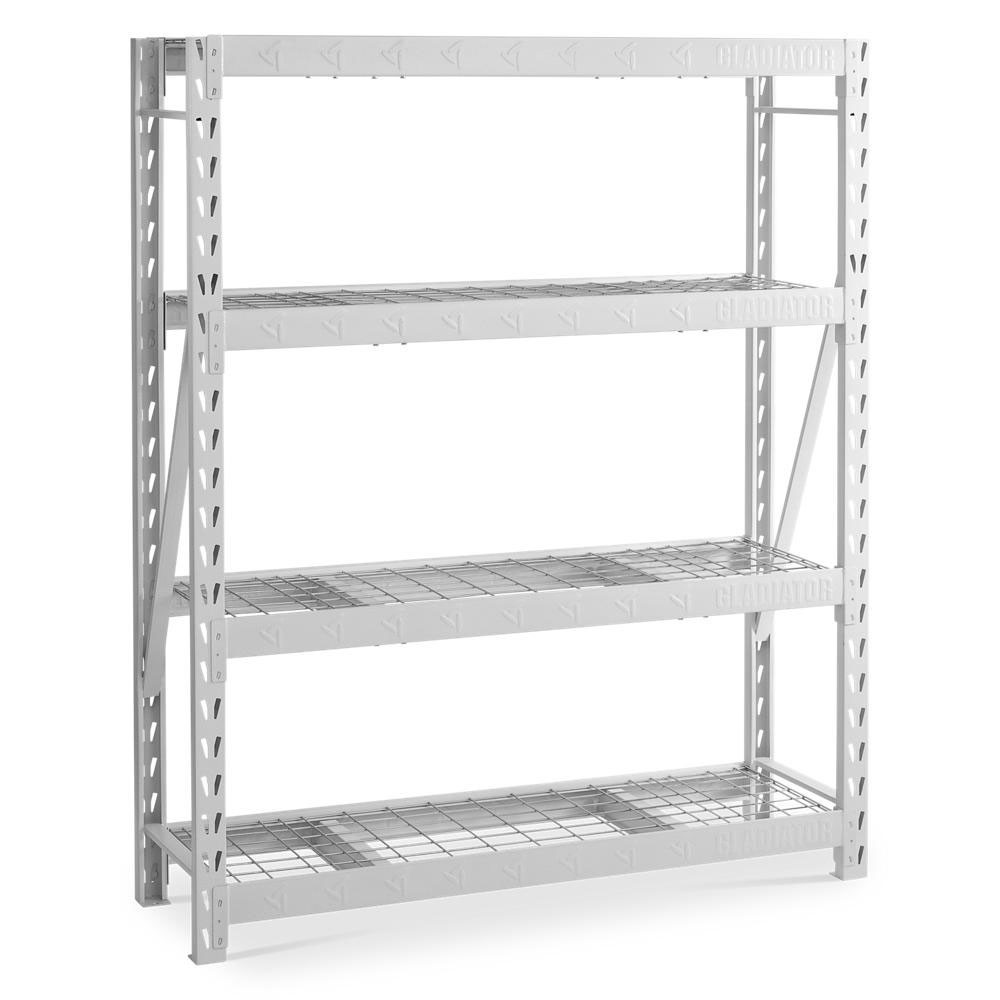 Gladiator 60" White ToolFree Rack Shelf