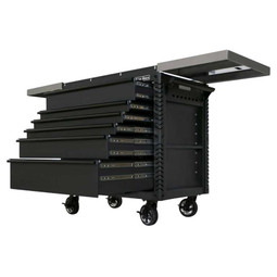 Extreme Tools EX Series 41" 6-Drawer Deluxe Slider Top Tool Cart - Matte Black w/Black Drawer Pulls Extreme Tools EX Series 41" 6-Drawer Deluxe Slider Top Tool Cart - Matte Black w/Black Drawer Pulls