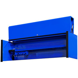 Extreme Tools DX Series 72" x 21" Deep Triple Bank Hutch - Blue w/Black Drawer Pulls Extreme Tools DX Series 72" x 21" Deep Triple Bank Hutch - Blue w/Black Drawer Pulls
