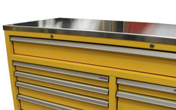 Moduline QuikDraw 60" 6-Drawer, 2 Door Aluminum Roller Cabinet