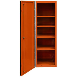 Extreme Tools DX Series 19" 4-Shelf Side Locker - Orange w/Black Handle