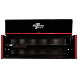 Extreme Tools RX Series 72" x 25" Deep Triple Bank Hutch - Black w/Red Handle Extreme Tools RX Series 72" x 25" Deep Triple Bank Hutch - Black w/Red Handle