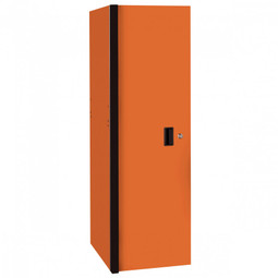 Extreme Tools RX Series 24" x 30" Deep 3 Drawer/3 Shelf Side Locker - Orange w/Black Handles