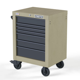 Proto Velocity 27" 7-Drawer Single Bank Roller Cabinet - Desert Tan Proto Velocity 27" 7-Drawer Single Bank Roller Cabinet - Desert Tan