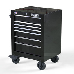Proto Velocity 27" 7-Drawer Single Bank Roller Cabinet - Black Proto Velocity 27" 7-Drawer Single Bank Roller Cabinet - Black