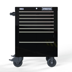 Proto Velocity 27" 8-Drawer Single Bank Roller Cabinet - Black