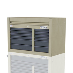 Proto Velocity 42" 12-Drawer Double Bank Top Chest - Desert Tan