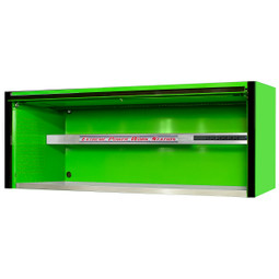 Extreme Tools EXQ Series 72"W x 30"D Professional Hutch - Green w/Black Handle