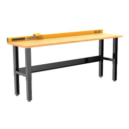 DEWALT 8 ft. Workbench with Butcher Block Wood Top DEWALT 8 ft. Workbench with Butcher Block Wood Top