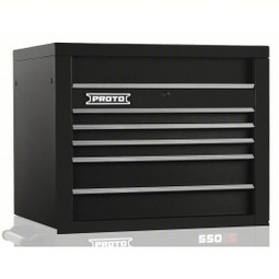 Proto 550S 34" Top Chest - 5 Drawer, Gloss Black Proto 550S 34" Top Chest - 5 Drawer, Gloss Black