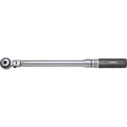 Proto 3/8" Drive Flex Head Micrometer Round Head Torque Wrench 10-100 Ft Lb.