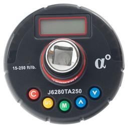 Proto 1/2" Drive Digital Torque and Angle Adapter, 250 ft-lbs.