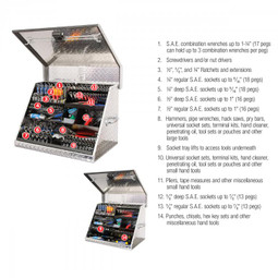 Montezuma 26" x 18" Portable Aluminum Toolbox