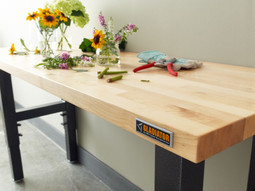 Gladiator 6' Hardwood Adjustable Height Workbench Gladiator 6' Hardwood Adjustable Height Workbench