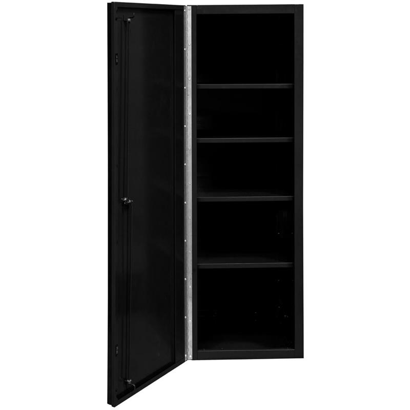 Extreme Tools DX Series 19” 4-Shelf Side Locker - Matte Black w