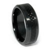 Ceramic Band - Black Carbon Fiber Inlay