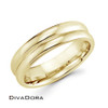 Polished Convex Band - Yellow Gold Polished Convex Band - Yellow Gold