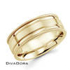 Milgrain Band - Yellow Gold