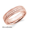 Hand-Carved Band - Rose Gold Hand-Carved Band - Rose Gold