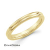 Double Convex Band - Yellow Gold