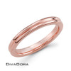 Double Convex Band - Rose Gold