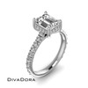 14K Solid Gold Lab Grown Diamond Engagement Ring, DDER103