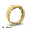 14K Solid Gold Square Signet Ring, DDSR111 14K Solid Gold Square Signet Ring, DDSR111