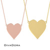 Dainty Heart Necklace - Gold