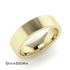 Flat Edge Band - Yellow Gold Flat Edge Band - Yellow Gold
