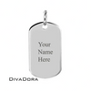 Silver Dog Tag with Free Laser Engraving, Multiple Sizes Available, DOGTAGDDS Silver Dog Tag with Free Laser Engraving, Multiple Sizes Available, DOGTAGDDS