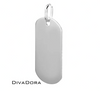 Silver Dog Tag with Free Laser Engraving, Multiple Sizes Available, DOGTAGDDS Silver Dog Tag with Free Laser Engraving, Multiple Sizes Available, DOGTAGDDS