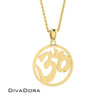 Hindu Om Pendant - Gold