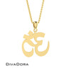Hindu Om Pendant II - Gold Hindu Om Pendant II - Gold