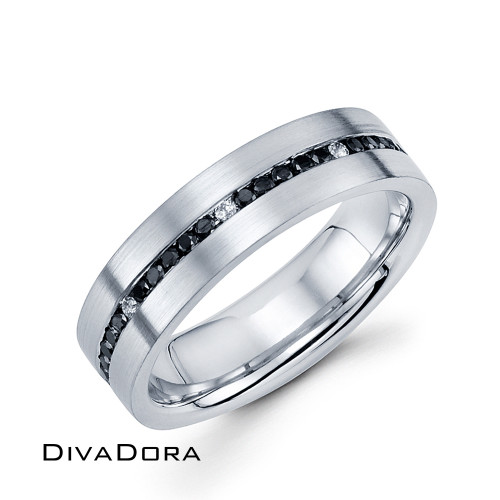 Black + White Diamond Band - Gold Black + White Diamond Band - Gold