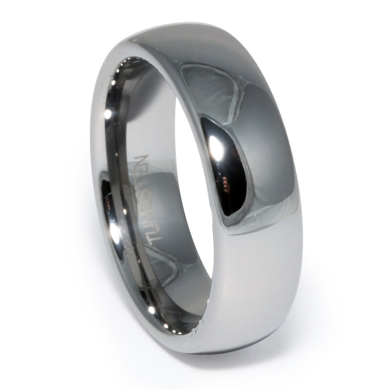 Classic Tungsten Band - High Polish Domed
