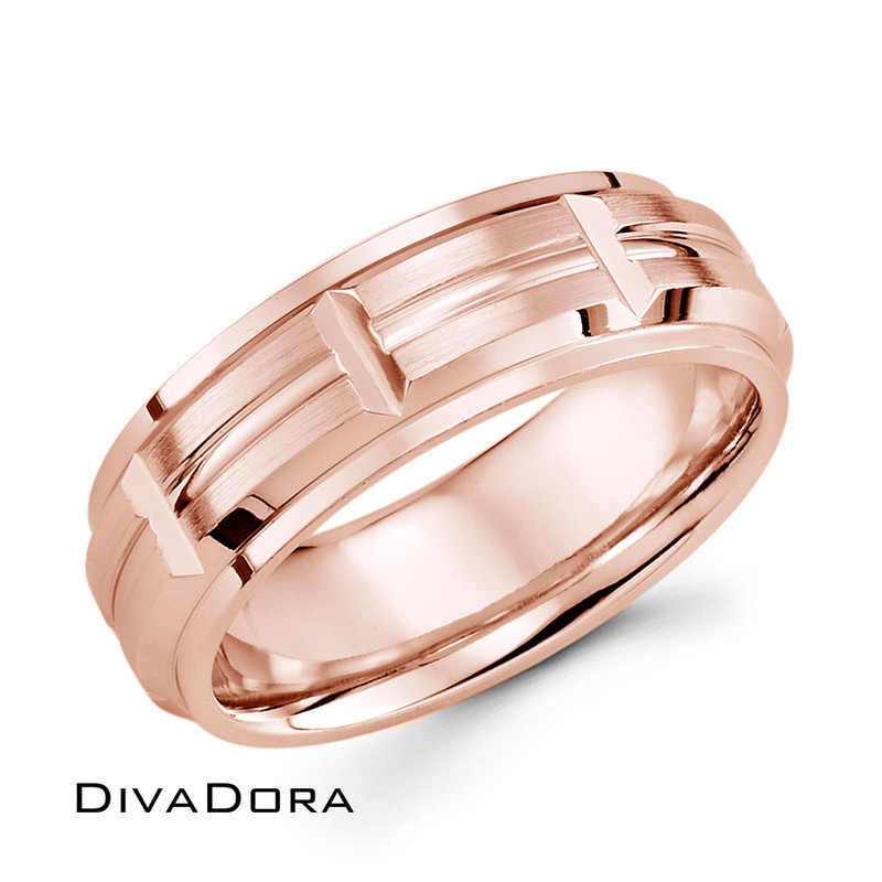 Patterned Band - Rose Gold Patterned Band - Rose Gold