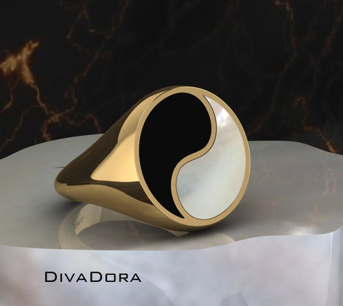 Amazon.com: 14K Yellow Gold Yin Yang Chinese Taoist