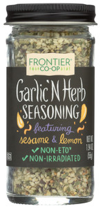FRONTIER HERB SALTLESS GARLIC N HERB ( 1X1.68 OZ )