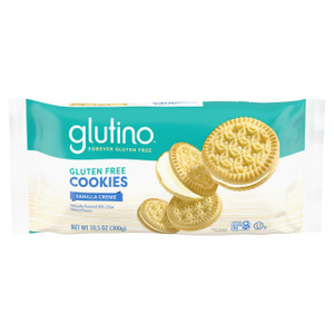 GLUTINO VANILLA CREME COOKIES ( 12X10.6 OZ )
